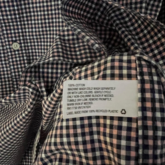 Goodfellow & Co mens long sleeve plaid button down shirt | size Extra Large - Picture 10 of 11